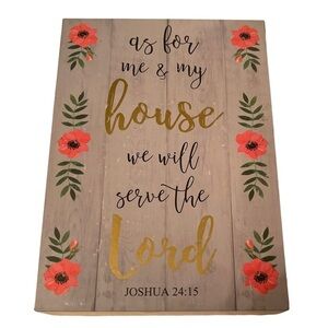 Belle Madison Art Box Joshua 24:15 NWOT